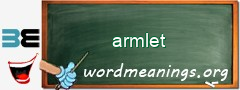 WordMeaning blackboard for armlet